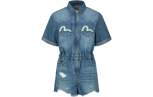 EVISU Denim Shorts Women's Denim Blue