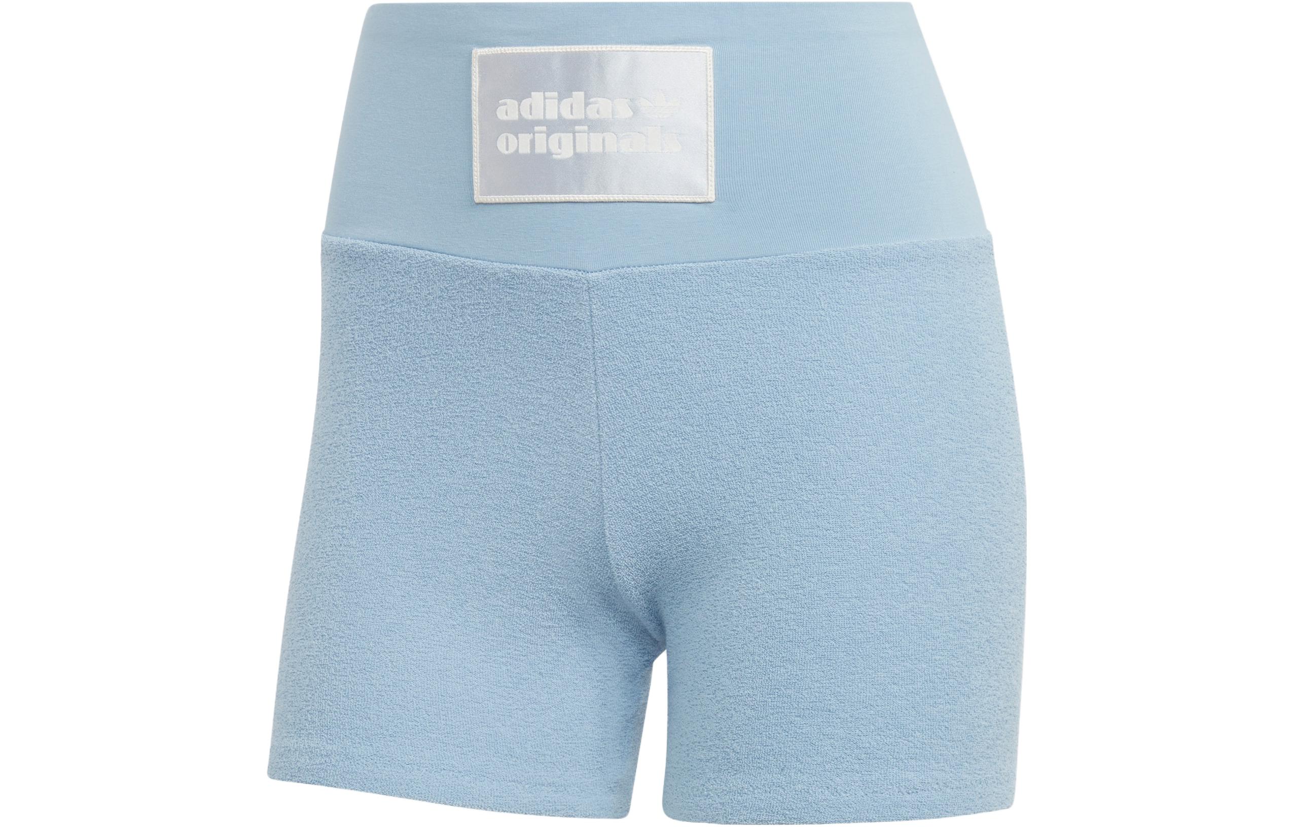 Adidas Originals Sports Shorts Women’s Sky Blue Moderate Tight Pants