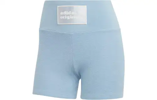 Adidas Originals Sports Shorts Women's Sky Blue Moderate Tight Pants