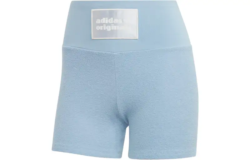 Adidas Originals Sports Shorts Women's Sky Blue Moderate Tight Pants