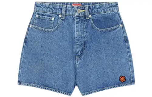 KENZO FW22 Denim Shorts Women's Blue