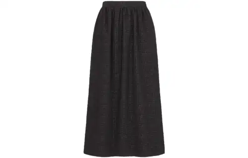 DIOR Casual Long Skirts Women's Black Moderate Mid Length Other