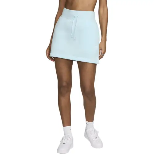 Nike Sportswear Phoenix Fleece Casual Short Skirts Women's Glacier Blue/Sail