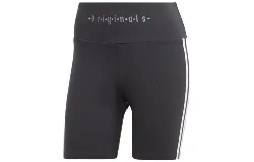 Adidas Originals Sports Shorts Women's Black Moderate Tight Pants