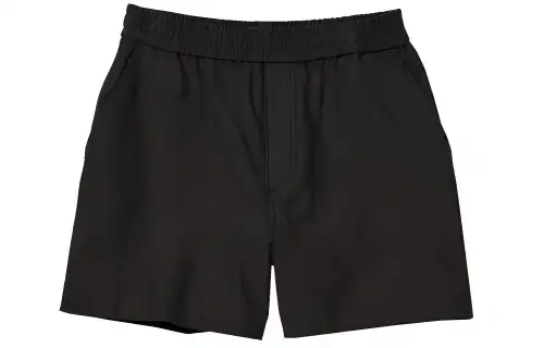 UNIQLO Denim Shorts Women's Black Moderate Straight Fit Pants