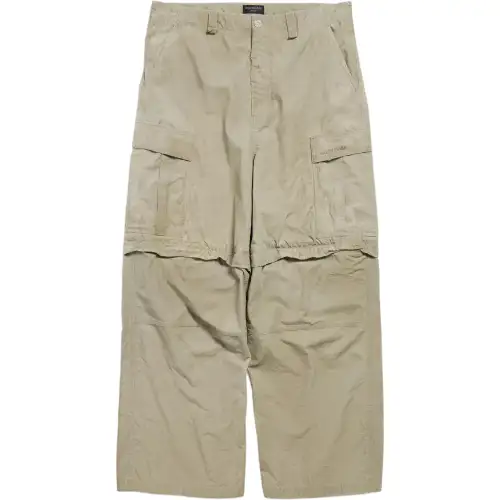 Balenciaga Cargo Pants Loose Fit Men's Dark Beige