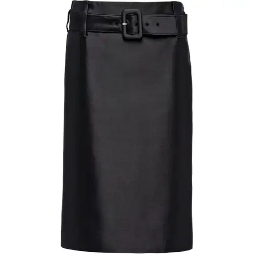PRADA Casual Long Skirts Women's Black Moderate Mid Length