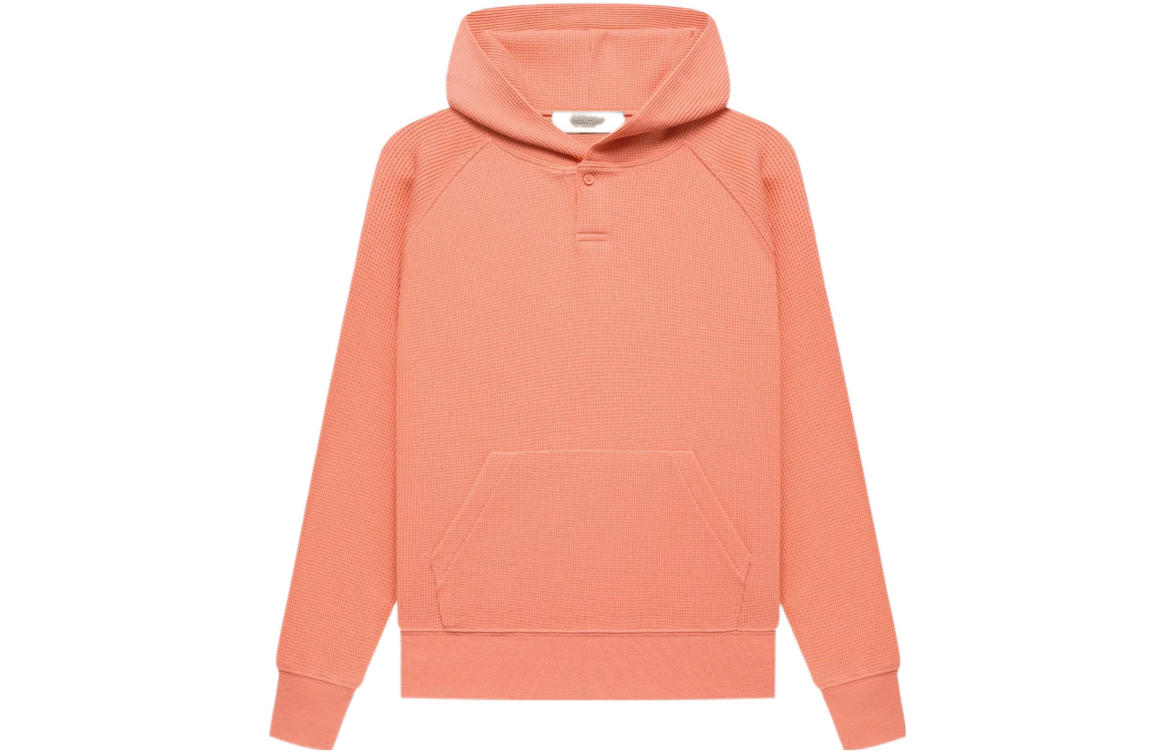 Худи Fear of God Essentials Henley Hoodie (коралловое)