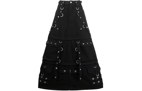Balenciaga Runway Raver Skirt 'Black'