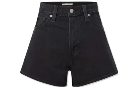 Levi's Denim Shorts Women's Gray