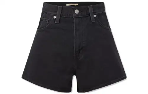 Levis Denim Shorts Women's Gray