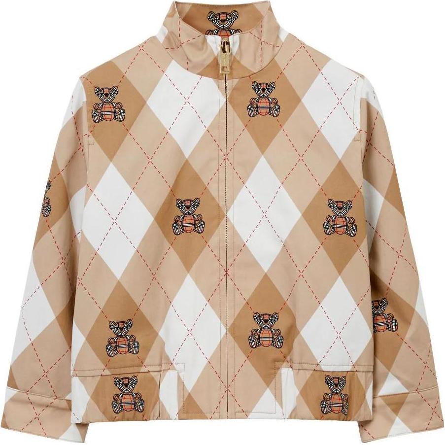 Куртка Burberry с принтом (хаки)