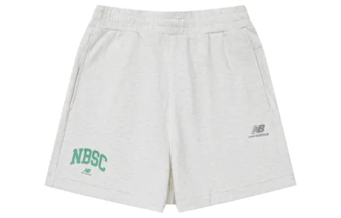 New Balance Retro Sports Shorts Women's Gray Moderate Woven Shorts