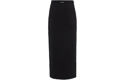 【Replicated_PM】high-waist stretch midi skirt