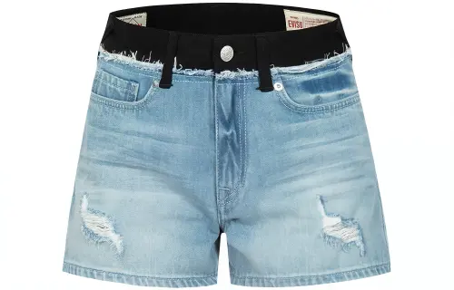 EVISU Denim Shorts Women's Denim Blue