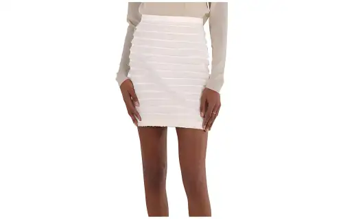 Burberry Casual Short Skirts Women's White