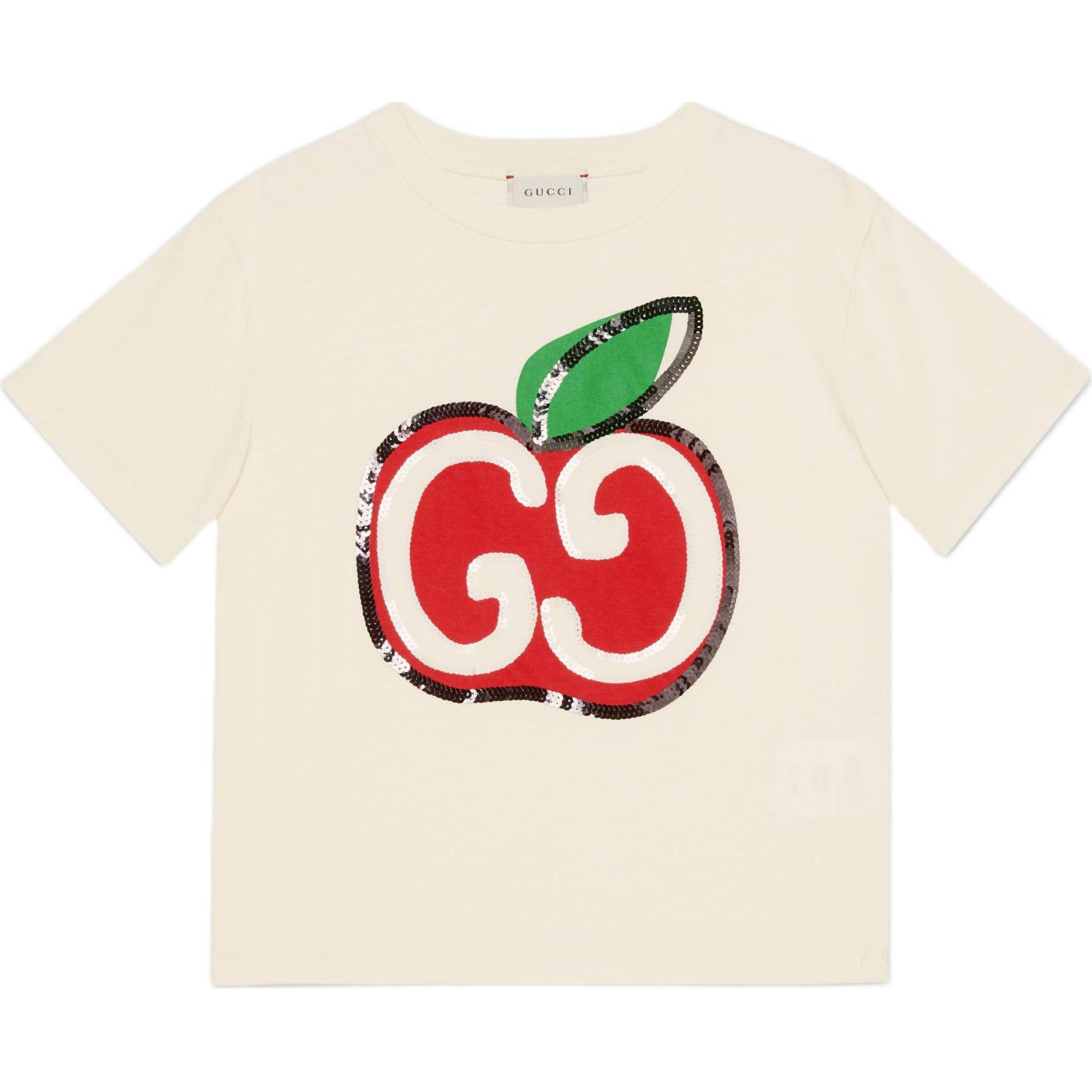 Футболка Gucci с логотипом (белая)