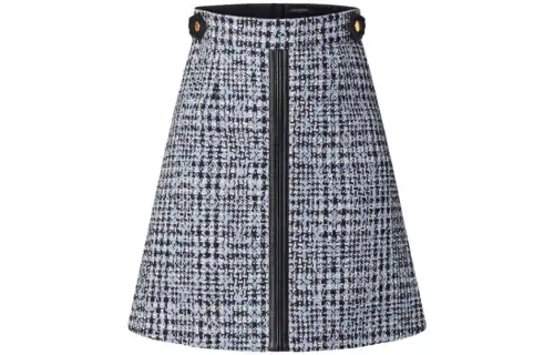 LOUIS VUITTON Casual Long Skirt Women's Blue