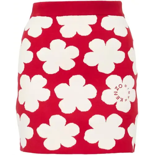 KENZO Hana Dots Jacquard Mini Skirt
