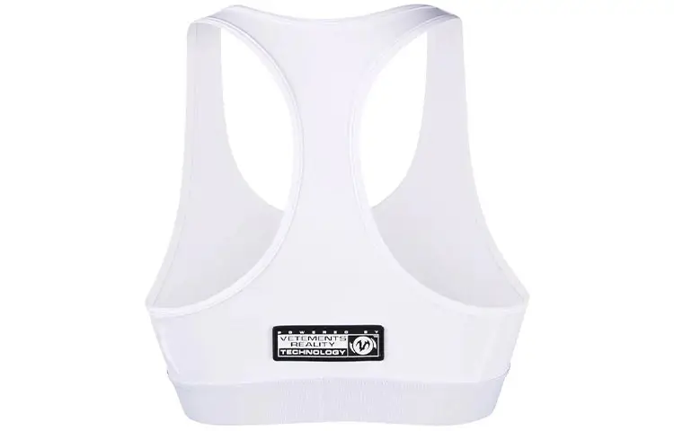 Vetements Sleeveless Sports Shirts Women's White