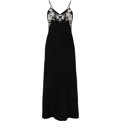 Golden Goose Embroidered Sleeveless Maxi Dress
