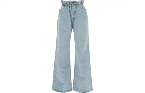 MIU MIU SS24 Jeans Women's Light Blue