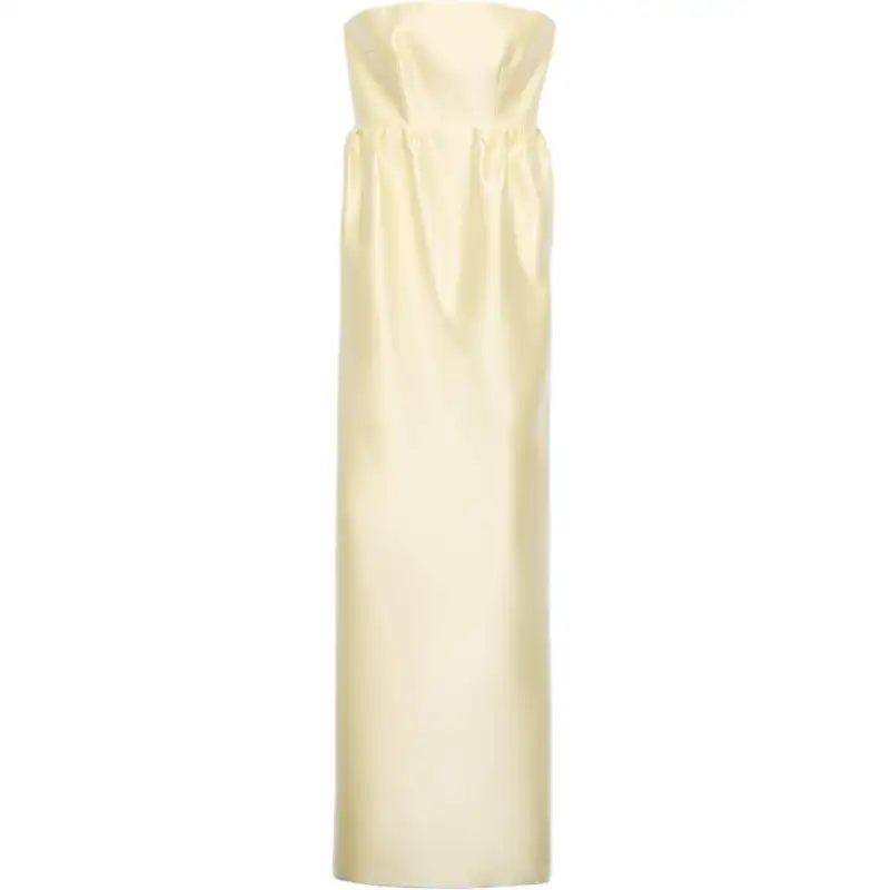 PRADA Double Satin Maxi Dress