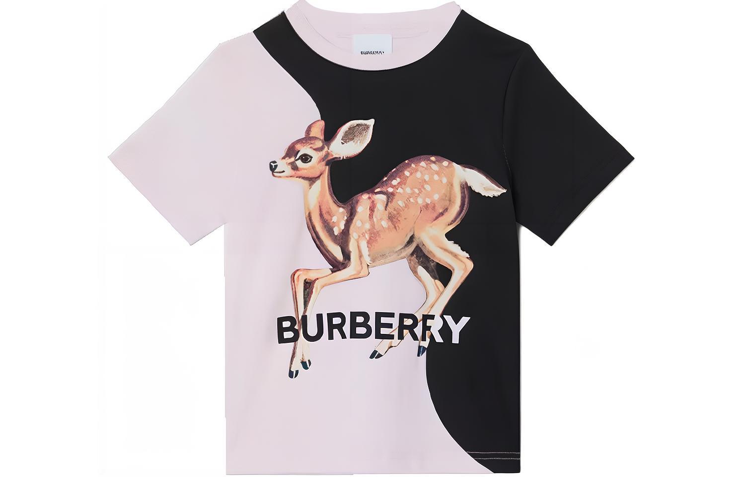 Женская футболка Burberry 80503081 (розовая)