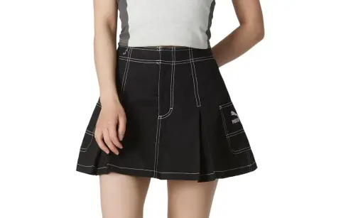 PUMA SS24 Casual Short Skirts Women's Black