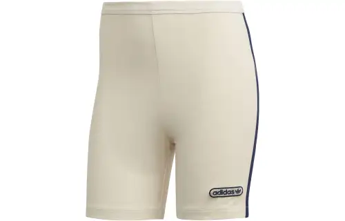 Adidas Originals Short Leggings Sports Shorts Women's Beige