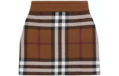 Burberry Vintage-check A-Line skirt