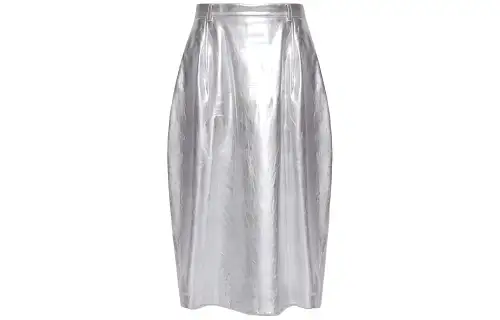 Balenciaga High-Waisted Zipped Midi Skirt