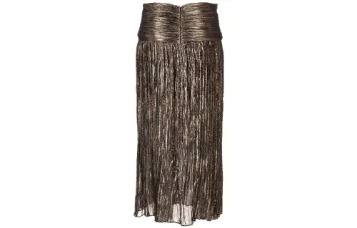 SAINT LAURENT Casual Long Skirt Women's Bronze