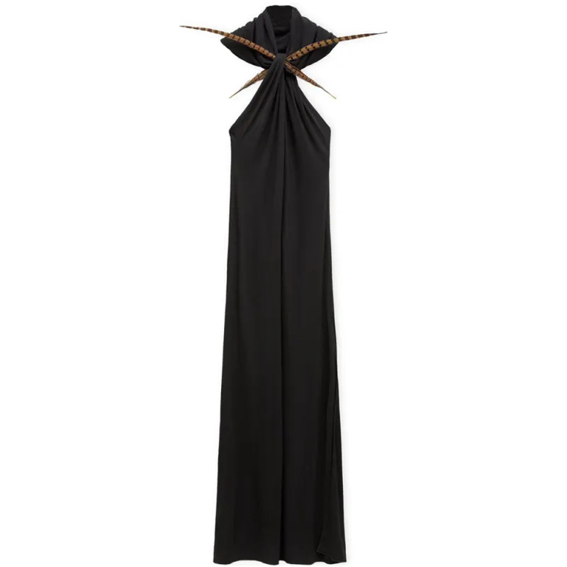 LOEWE SS25 Women's Pre Selection Collection Sleeveless Dress Women's Black