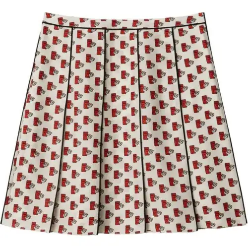 Burberry Casual Short Skirts Women's White