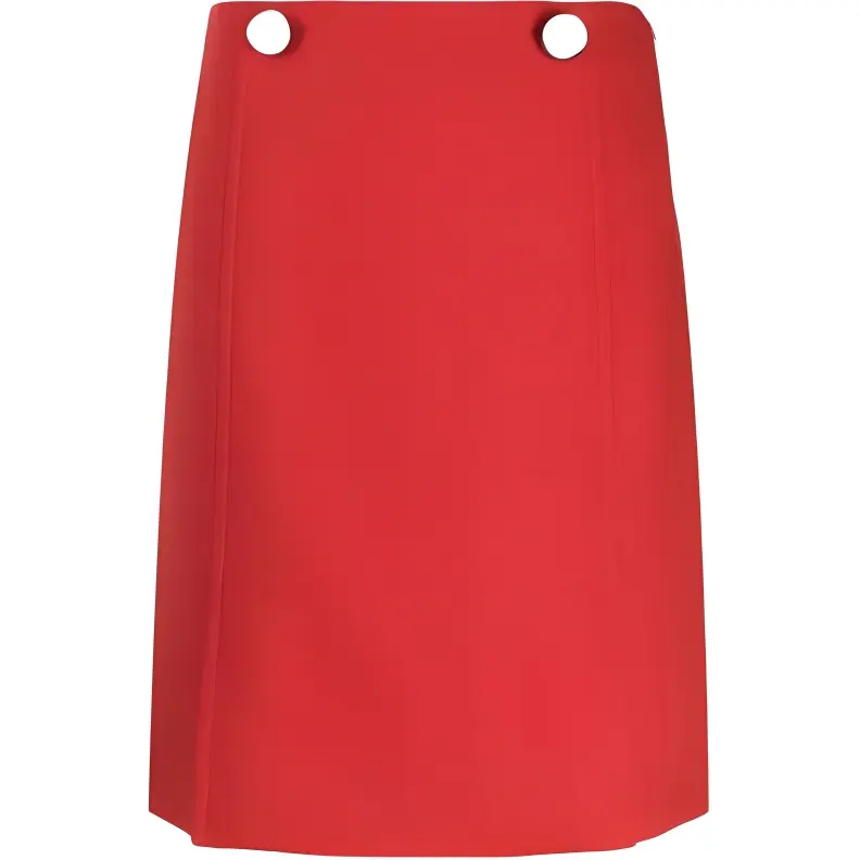 PRADA Casual Long Skirt Women's Red