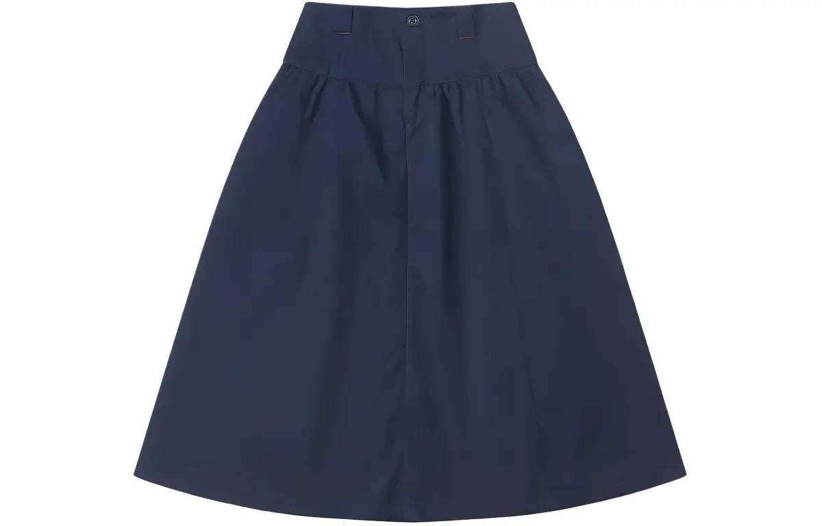 Converse FW23 Casual Long Skirt Women's Marine Blue