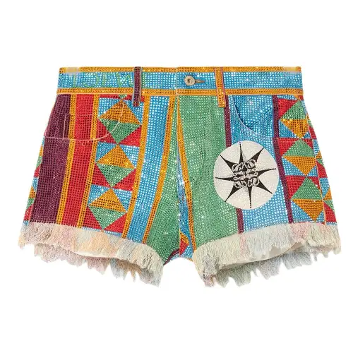 LOEWE Paula's Ibiza SS25 Casual Shorts Women's Multicolor