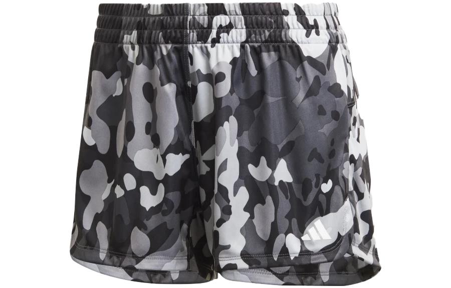 Adidas SS23 Sports Shorts Women's Black White Camouflage