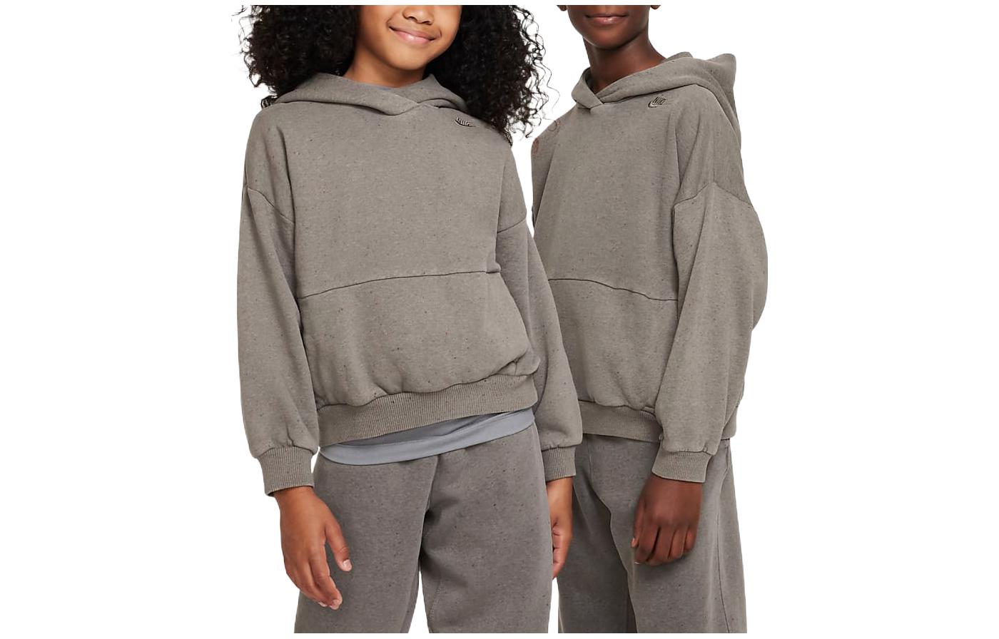 Худи Nike Sportswear Icon Fleece (серое)