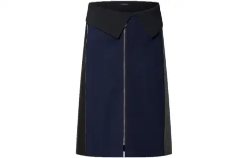 LOUIS VUITTON Casual Long Skirt Women's Black