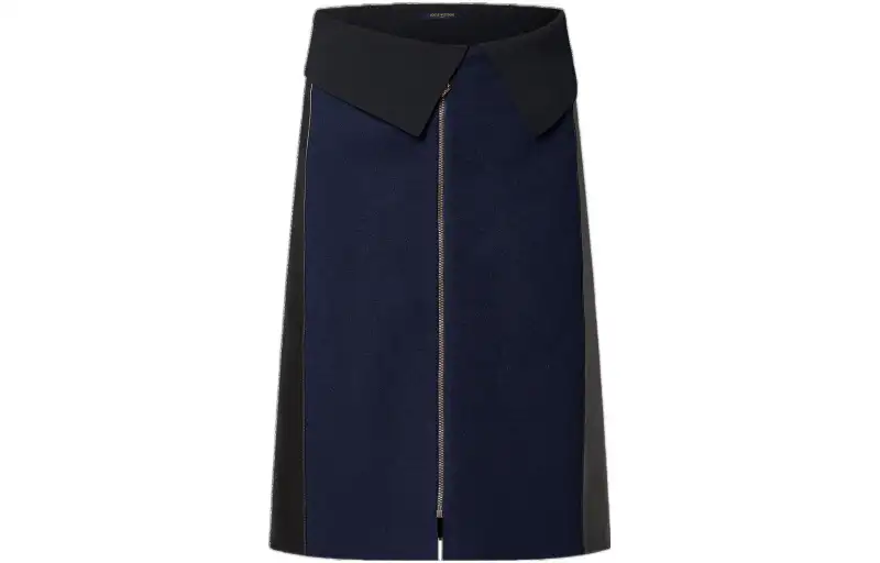 LOUIS VUITTON Casual Long Skirt Women's Black