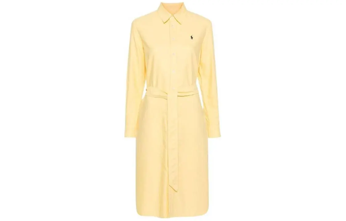 Polo Ralph Lauren Long Sleeved Dress Women's Yellow