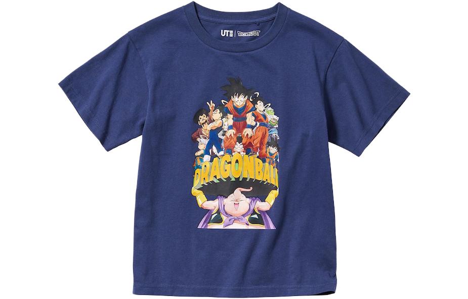 Футболка UNIQLO Dragon Ball Kids Tee (синяя)