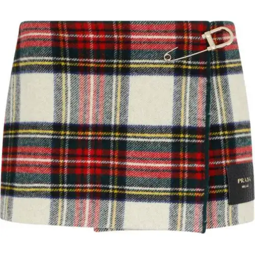 PRADA Casual Short Skirts Women's Multicolor