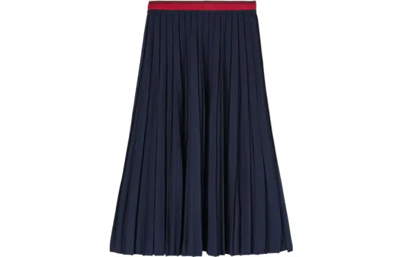 Loro Piana The Gift Of Kings Skirt Casual Long Skirt Women's Marine Blue