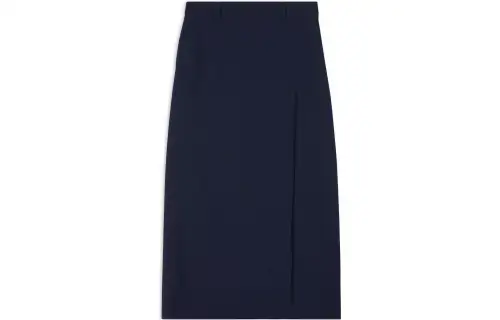 Balenciaga Casual Long Skirts Women's Blue Long A Line Skirt