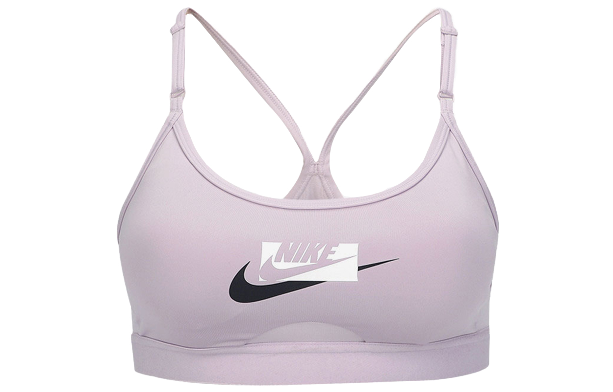 Женский спортивный топ Nike Dri-FIT Indy (светло-пурпурный)