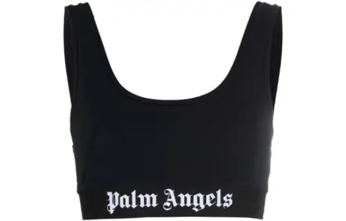Palm Angels logo-print top