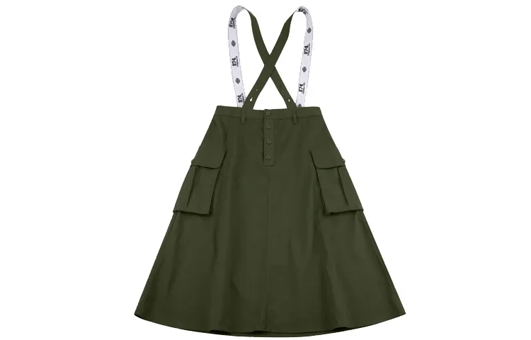 Dickies Casual Long Skirt Women's Army Green